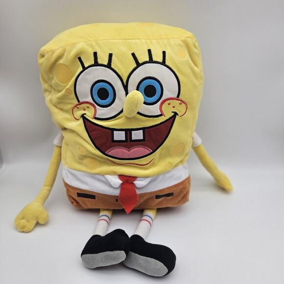 Jay Franco Other - SpongeBob SquarePants Plush Stuffed Toy Franco 22" Nickelodeon Soft Doll Stains